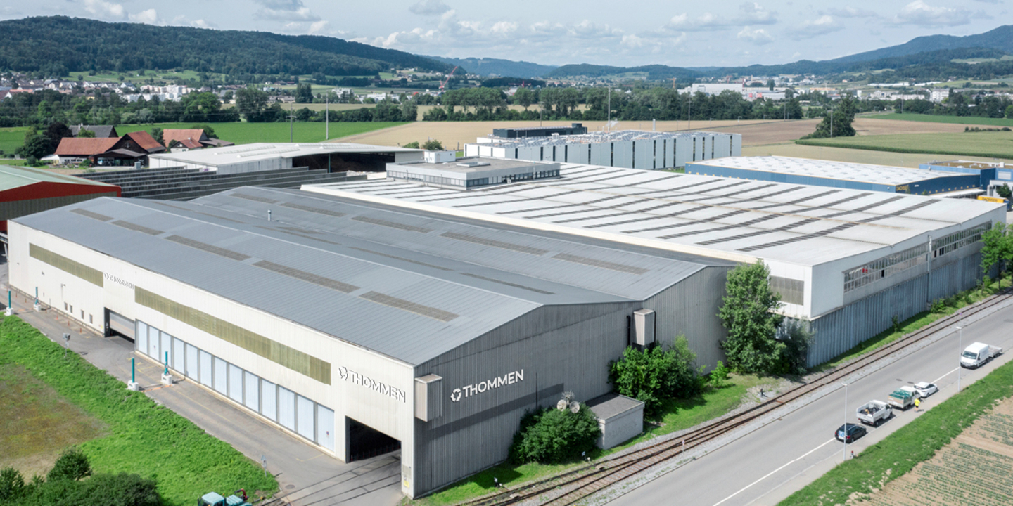 Areal Regensdorf von oben