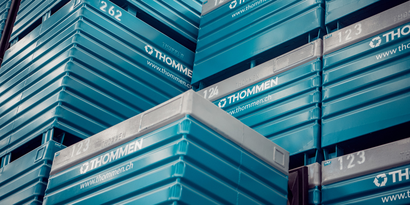 Thommenlogo Behaelter