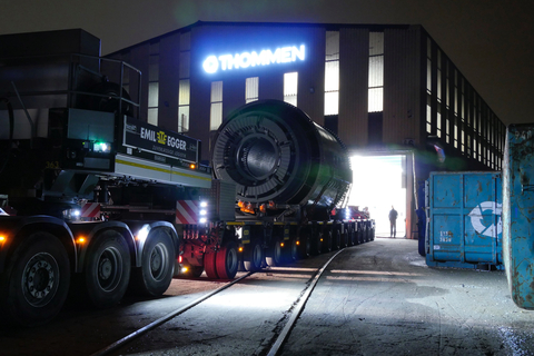 Generator Anlieferung